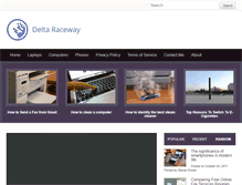 Tablet Screenshot of deltaraceway.com